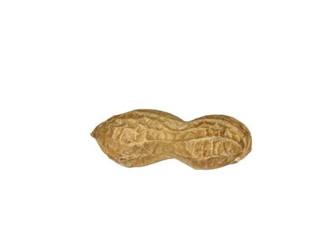 Peanuts in shell isolated on white background Stock Photos