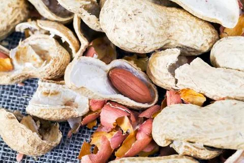 Peanuts shell Stock Photos