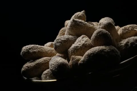 Peanuts in a shell. Salted. Stock-Fotos