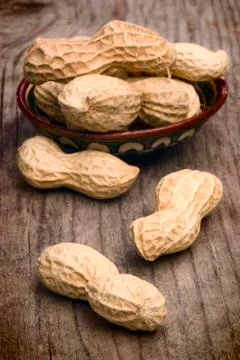 Peanuts in shells Stock Photos