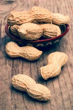 Peanuts in shells Stock Photos