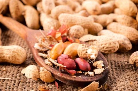 Peanuts snack Stock Photos