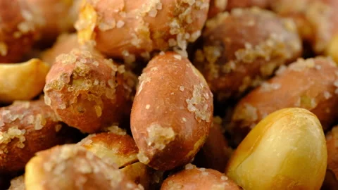 Peanuts super macro Stock-Footage 137552486