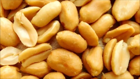 Peanuts texture in the kitchen Stock Footage 77908068