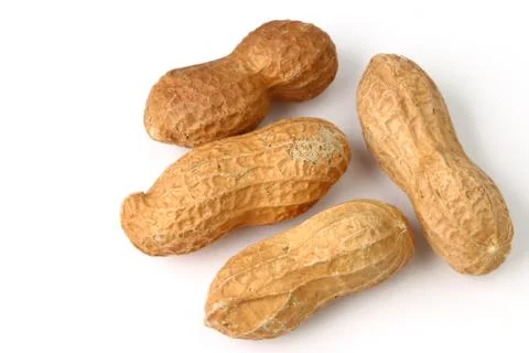 Peanuts in their shell 库存照片
