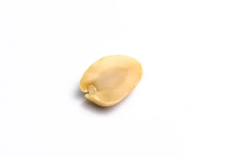 Peanuts on a white background. close up Foto stock
