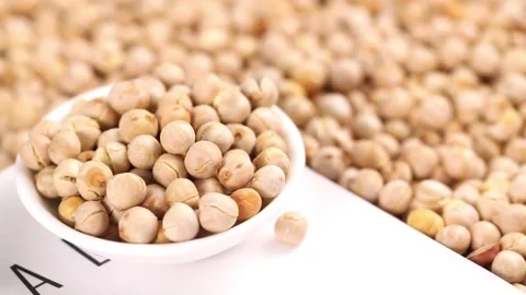 Peanuts in white bowl Stock Footage 314908859