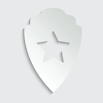 Peaper protect icon. secure   icon. Shield  sign vector Stock Illustration