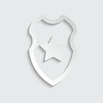 Peaper protect icon. secure   icon. Shield  sign vector Stock Illustration