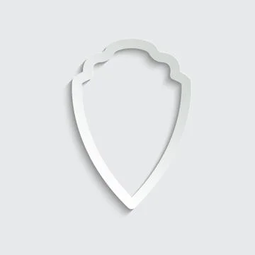 Peaper protect icon. secure   icon. Shield  sign vector Stock Illustration