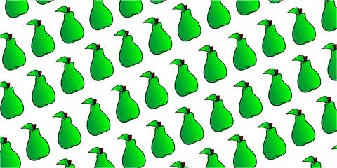 Pear background illustration  for packaging, wallpaper, decoration 스톡 일러스트