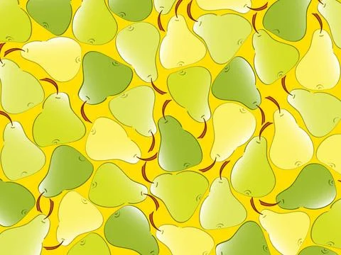 Pear background. Vector pear background. Vector Copyright: xZoonar.com/Ser... Stock Photos