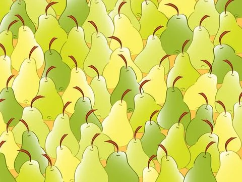 Pear background. Vector pear background. Vector Copyright: xZoonar.com/Ser... Stock Photos