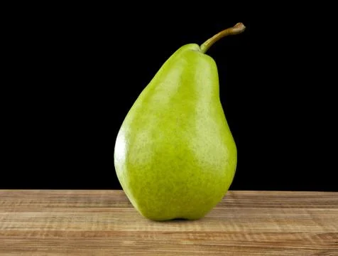Pear on a black background Stock Photos