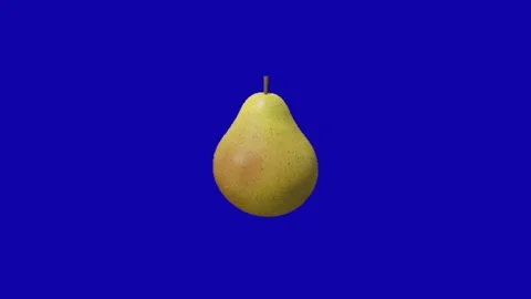 Pear Chroma Key Blue Screen Animation Stock-Footage 340177260