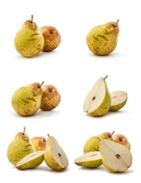 Pear collage Stock Photos