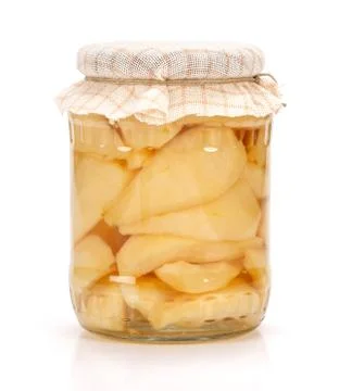 Pear compote Stock Photos