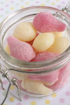 Pear drops Stock Photos