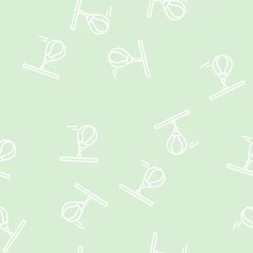 Pear for exercising line vector seamless pattern Stock Illustration