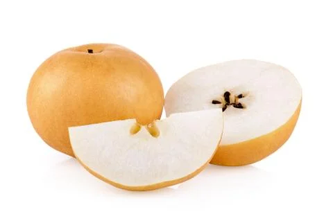 Pear fruit with clipping path Stock Photos