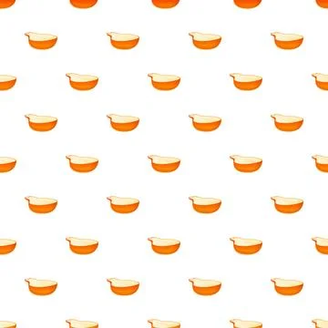 Pear fruit slices creating seamless organic food pattern Stock Illustration