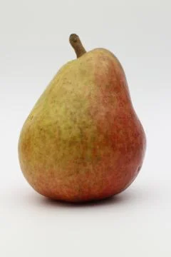 A Pear fruit on white Background Stock Photos