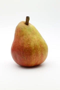A Pear fruit on white Background Stock Photos