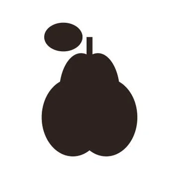 Pear icon Stock Illustration
