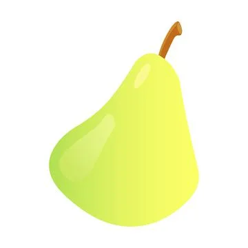 A pear icon in vector 스톡 일러스트
