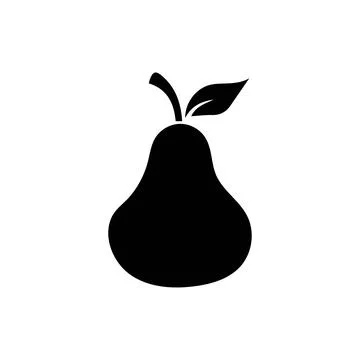 Pear icon vector illustration Stock Illustration