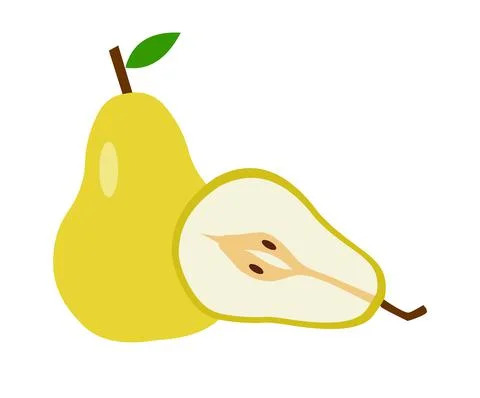 Pear illustration Stock Illustration