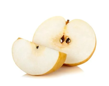 Pear isolated on the white background Stock Photos