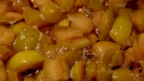 Pear jam is being prepared Stock Footage 259302237
