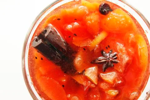 Pear jam Stock Photos