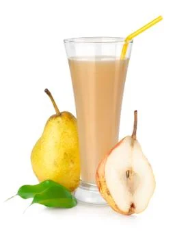 Pear juice Stock Photos