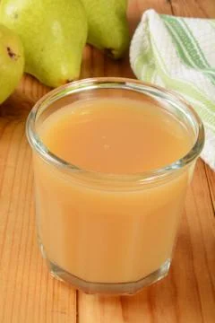 Pear juice Stock Photos