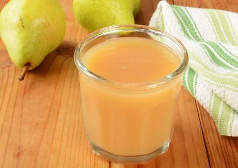 Pear juice Stock Photos