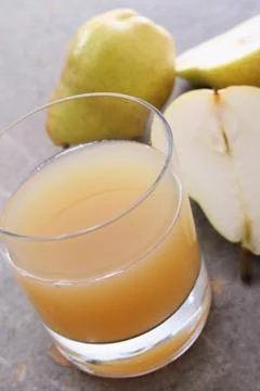 Pear juice Stock Photos