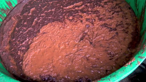 Pear mixture for  brandy distillation. Vidéo 226237398