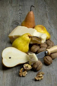 Pear opened Stock Photos