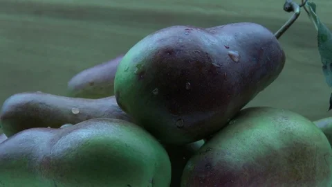 Pear on other pears 스톡 동영상 80107693