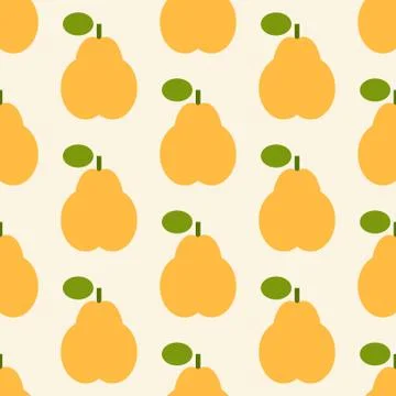 Pear pattern Stock Illustration