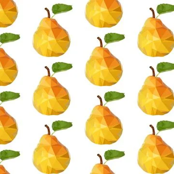 Pear pattern Stock Illustration