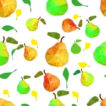 Pear pattern Stock Illustration