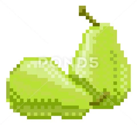 8bit Pixel Fruit 