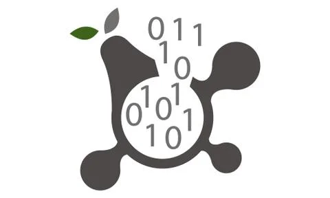 Pear Program Code Connection Stock Illustration