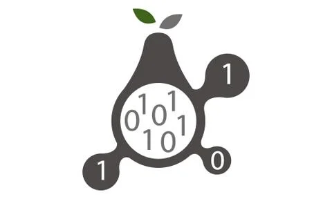 Pear Program Code Connection Stock Illustration