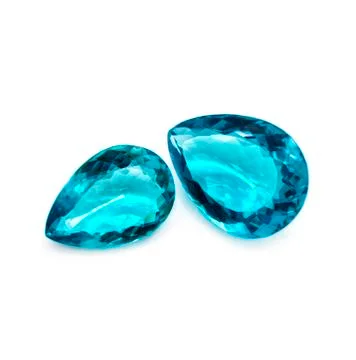 Pear shape gems Stock Photos