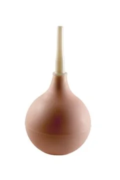 Pear-shaped enema Stock Photos