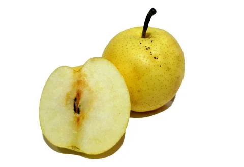 Pear slice Stock Photos